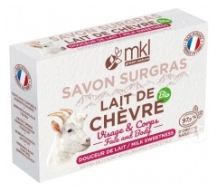 MKL Green Nature Lait de Chèvre Bio Savon Surgras Douceur de Lait 100 g