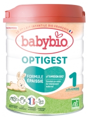 Babybio Optigest 1 Formula Addensata 0-6 Mesi Biologico 800 g