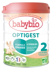 Babybio Optigest 2 Formule Épaissie de 6 à 12 Mois Bio 800 g