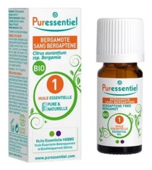 Puressentiel Huile Essentielle Bergamote sans Bergaptène (Citrus aurantium ssp. Bergamia) Bio 10 ml