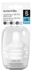 Suavinex 2 Tétines Symétriques SX Pro Débit Lent 0 Mois et +