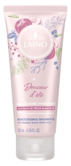 Laino Gel Douche Hydratant Douceur d'Été à la Pulpe de Pêche Blanche 200 ml