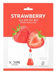 Jkosmec 5C Cure Essence Intensive Strawberry Fabric Mask 25 ml