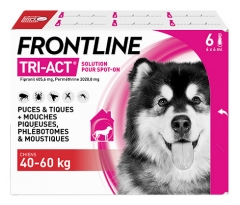 Frontline TRI-ACT Dogs 40-60kg 6 Pipettes
