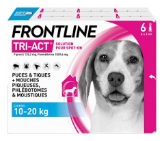 Frontline TRI-ACT Dogs 10-20kg 6 Pipettes