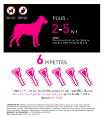 Frontline TRI-ACT Dogs 2-5kg Pipettes