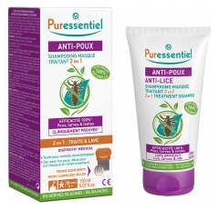 Puressentiel 2-in-1 Gydomasis &Scaron;ampūnas Kaukė nuo Utėlių 150 ml