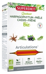 Superdiet Quatuor Articulations Bio 20 Ampoules