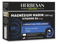 Herbesan Magnésium et Vitamine B6 Libération Prolongée 30 Comprimés