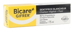Gifrer Bicare Plus Pasta de Dentes Branqueadora com Carv&atilde;o Vegetal + Fl&uacute;or 75 ml