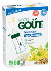 Good Goût Céréales Nuit Tilleul Camomille Dès 4/6 Mois Bio 200 g