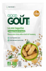 Good Goût Mini-Baguettes with Cheese and Touch of Rosemary From 10 Months Organic 70g