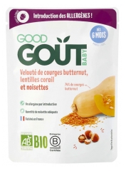 Good Goût Velouté de Courges Butternut, Lentilles Corail et Noisettes Dès 6 Mois 190 g