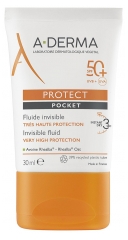 A-DERMA Protect Pocket Fluide Invisible Très Haute Protection 30 ml