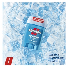 Lot De 3 Déodorants Stick Mennen Menthe Fraîche - 50 Ml - Pour Homme