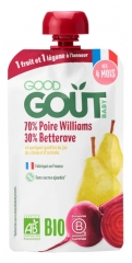 Good Goût Poire Williams Betterave dès 4 Mois Bio 120 g