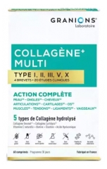 Granions Collagen + Multi Type I, II, III, V, X 60 Breakable Tablets
