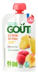 Good Goût Pêche Poire dès 4 Mois Bio 120 g