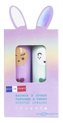 Inuwet Duo Geurende Lippenbalsems Appel & Marshmallow 2 x 3,5 g