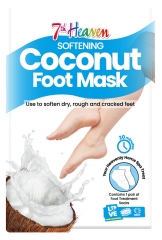 Calcetines Hidratantes de Coco 7th Heaven 1 Par
