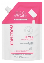 Topicrem Leite Corporal Ultra-Hidratante Eco-Recarga 500 ml