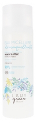 Lady Green Micellar Water til fjernelse af makeup til ansigt og &oslash;jne 200 ml