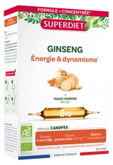 Superdiet Organic Ginseng 20 Phials