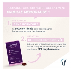 Vitavea Manhaé - Complément Ménopause Sans Hormones - 120 Capsules Saveur Caramel