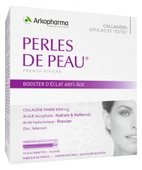 Arkopharma Perles de Peau Booster d'Éclat Anti-Âge 10 Flaconnettes