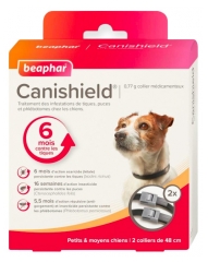 Beaphar Canishield Collier Petits et Moyens Chiens 2 Colliers