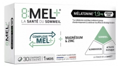 8Mel+ Melatoninas 1,9 mg 30 Dvisluoksnių Tablečių