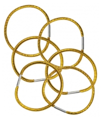 Benzi elastice acoperite cu auriu Mezzo