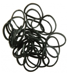 Mezzo Svarta Gummiband x2000
