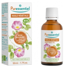 Puressentiel Huile Végétale Rose Musquée (Rosa rubiginosa/canina) Bio 50 ml