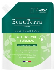 BeauTerra Gel de Ducha Supergraso Verbena Lim&oacute;n Eco-Relleno 1 L