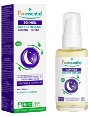 Puressentiel Slaap Biologische Lavendel-Neroli Massageolie 100 ml