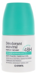 Stentil Déodorant Minéral Peaux Normales 48H Roll-On 50 ml