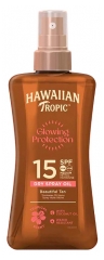 Hawaiian Tropic Glowing Protection Huile Sèche en Gel SPF15 200 ml