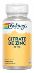 Solaray Citrate de Zinc 60 Capsules Végétales