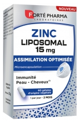 Forté Pharma Zinc Liposomal 15mg 60 Vegetable Capsules