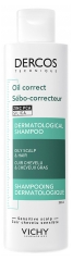 Vichy Dercos Shampoing Dermatologique Sebo-Correcteur Cuir Chevelu &amp; Cheveux Gras 200 ml