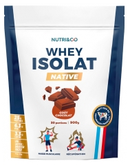 Nutri&amp;Co Whey Isolat Native 900 g