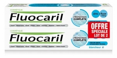 Fluocaril Dentifrice Protection Complète Blancheur Lot de 2 x 75 ml