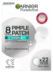 Garnier PureActive Invisible 8H Pimple Patch 22 pleistrai