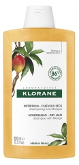 Klorane Nutrition - Shampoos til T&oslash;rt H&aring;r med Mango 400 ml