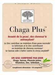 Nuevo Nordic Chaga Plus 30 Comprimidos