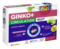 Ginkor Ginko + Circula&ccedil;&atilde;o Noite 60 Comprimidos
