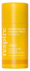 Respire Déodorant Stick Douceur Monoï Format Carton Bio 50 g