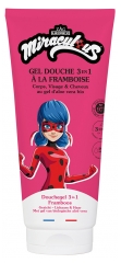 Gel de duș 3&icirc;n1 Miraculous Le Comptoir du Bain Zmeură 200 ml