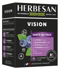 Herbesan Vision Santé des Yeux 60 Comprimés